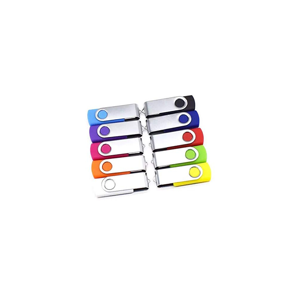 Bulk Lot Usb Flash Drive 64Gb-8Mb, 10 Pack Usb 2.0 Pen Drive U Disk Jump Memory Stick (10X 8Gb) 9189345703065
