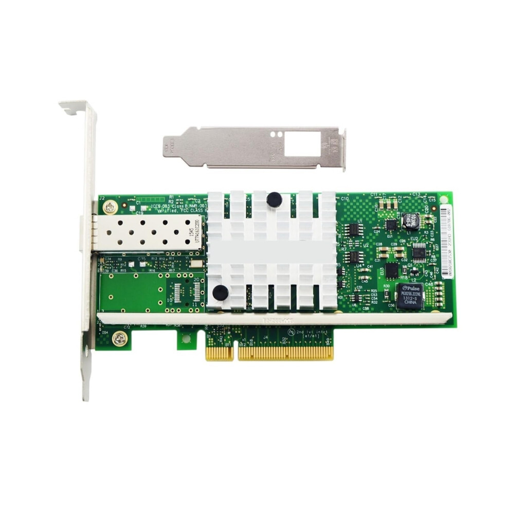 Single Port Network Card X520-Sr1 Pcie2.0 X8 10G Nic Spf+ Single Port Network Card For 82599En Chip X520-Da1(X520-Da1) 9412369458278