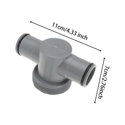 High Compatibility T Joint Pool Hose Connector Plastic Pool 2