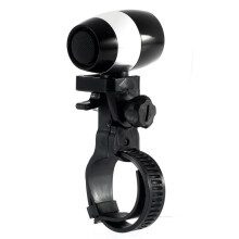 Luci a LED per bicicletta con sirena di avvertimento, clacson per bici con suono forte da polizia, impermeabile, universale, stile retrò, facile da