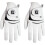 2016 Ladies Left Handed Golf Glove  2 Pack  Large  White 5
