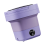 Space Saving Foldable Laundry Machine with Quick-Purple 1