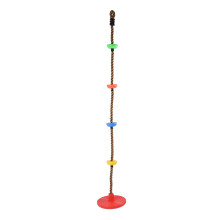 Abenteuerliches Spielplatzzubehör mit Karabiner, einzigartiges Scheibenfußdesign mit Kletterseilen für den Innen- und Außenbereich, hochwertiger