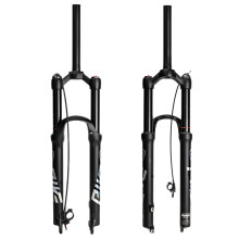 Mountain Bike Suspension Fork 27/29' Aluminum Alloy 1.5' Straight Tube Handlebar PM Disc Brake Bicycle Forks 140mm