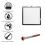 Professional  Nail Dust Extractor Replacement Filter with 6