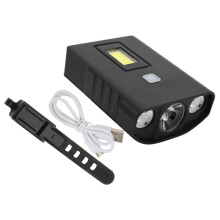 Langlebige Fahrradlampe mit kabelloser Fernbedienung, Frontscheinwerfer mit einstellbarem Lichtkegel und LCD-Display für Offroad- und Stadtfahrten