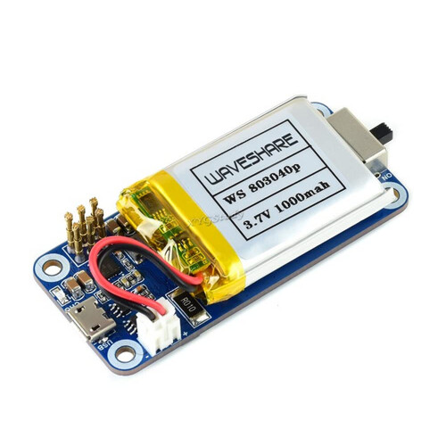 for Raspberry Pi Zero Uninterruptible Power Supply UPS HAT Module for Stable 5V Power Output with Multi Protection Circuits @ (UPS HAT (C))