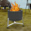 Campfire stand, stainless steel fire pit stand, outdoor fireplace tools 5