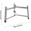 Campfire stand, stainless steel fire pit stand, outdoor fireplace tools 4