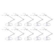 Suporte de exibição para bonecas e figuras, mantém o equilíbrio e a estabilidade com opções de poses dinâmicas. Base de ação robusta para
