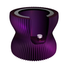 Coffee Tamper Stand Suitable for Precise Espresso-Wine red