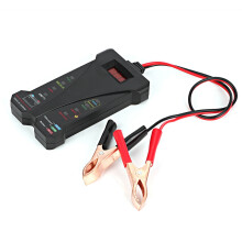 Digitaler Autobatterietester und Ladesystemanalysator mit LED-Anzeige, einfacher Bedienung, Verpolungsschutz, hochpräzise Batteriediagnose für