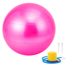 Gonfiatore per palla da yoga compatibile con prodotti gonfiabili, riutilizzabile, resistente, in plastica, portatile, leggero, con pompa a pedale per