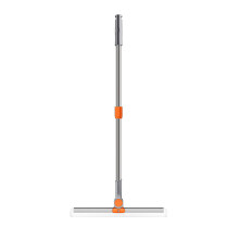 Raclette légère et facile à utiliser avec tête rotative à 180 degrés, usage polyvalent pour les douches à fond de verre, manche long et