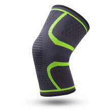 Knee pads, elastic knee protectors for basketball, volleyball, running (Green, L)
