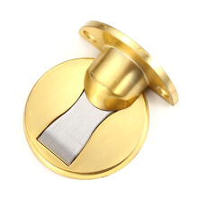 Justerbar magnetisk dørstopper, rustfrit stål sikrer sikker og nem rengøring, perfekt til usynlig installation i dit hjem