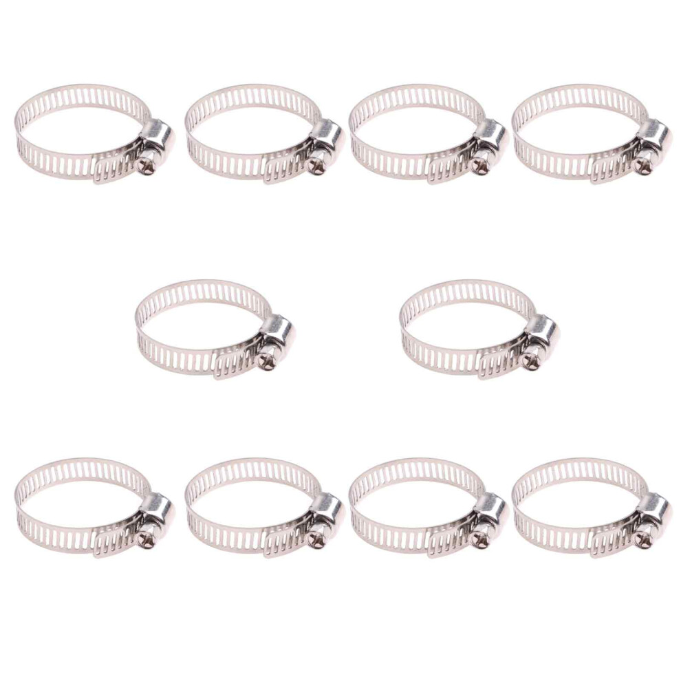 Stainless Steel Hose Clamps Assortment Kit, Adjustable Worm Gear Pipe Hose Clamps, Heavy Duty Small Hose Clamps For Automotive, Plumbing, Mechanical A 9198585078208