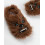 Star Wars (7-8 UK) Star Wars Mule Slippers (Mens Brown) 5