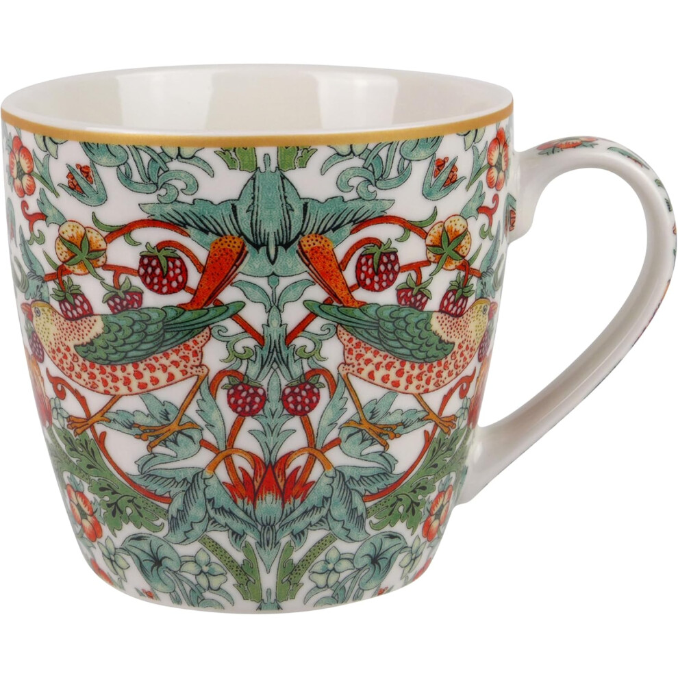 Lesser & Pavey William Morris Strawberry Thief China Breakfast Mug/Cup 400Ml