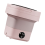 Miniature Folding Laundry Washer Washing Machine for-Pink 1