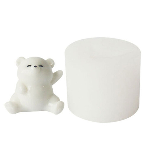 Convenient Bear Shape Silicone Sweet Dessert Mould for-lie 1