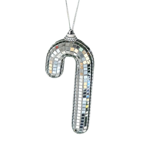 Celebration Ready Sphere Cane with Bowknot for Special-Silver