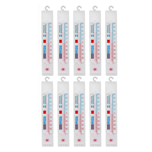 8/10er-Pack Kühlschrankthermometer mit-10 Stück