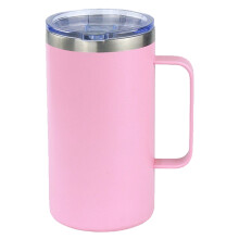 Mug Caife Inslithe le Críochnú Púdair, Tumbler Folúis Cruach Dhosmálta le Dearadh Neamh-Allasach