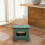 Lightweight Folding Stool with Carry Handle, Easy to Clean Durable Seat for Outdoor Multi-functional Use, Portable Folding Stool Featuring Foldable an 2