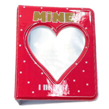 Mini Album Photo Album Storage Book-red love heart 64 pages