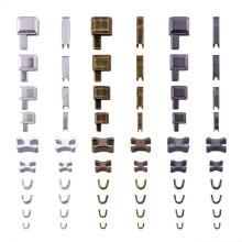 Zipper kit, replacement slider, bottom stops, for sewing clothes, jeans, 35810