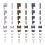 Zipper  kit, replacement slider, bottom stops, for sewing clothes, jeans, 35810 1