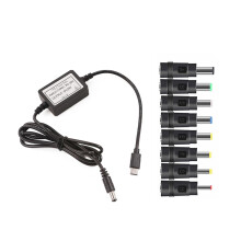 Netzkabel mit einstellbarer Spannung, Netzteil mit-8 Adapter