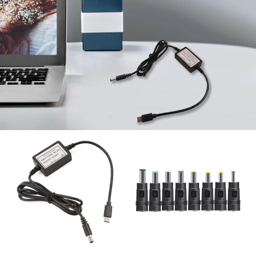 Netzkabel mit einstellbarer Spannung, Netzteil mit-8 Adapter 2