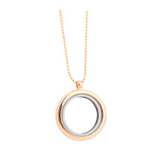 Alloy Necklace Delicate Jewelry Necklaces For Women Initial Memory Locket Pendant Glass Pendant Necklace With Locket Pendant Golden