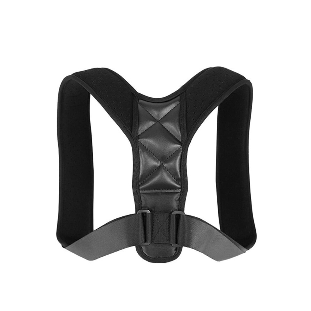 Back Brace Posture Corrector Adjustable Back Shoulder Corrector Belt Clavicle Breathable Material Humpback Pain Relief (M)