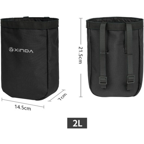 Black climbing tool bag with QuickClip belt for convenient storage and use 1