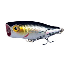 Luya Bait Popper Wave Floating Surface System with Builtin Rattle, Small Popper, Freshwater LongDistance Casting Lure (Size: 02)