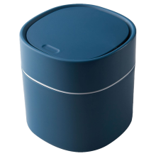 Mini poubelle élégante avec couvercle, base antidérapante pour une stabilité optimale, expérience d'achat sans risque avec garantie de