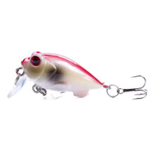 Luya Lure Rock Little Fat Rock Lure Plastic Hard Lure Simulation Fishing Fish Lure Fishing Equipment Fishing Assistant (Color: CB0514, Size: 40mm)