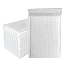 Air cushion bags, 50 pieces, selfadhesive shipping bags (White, 1823cm)