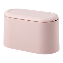 Petite poubelle amovible pour bureau, couleurs élégantes et grande capacité pour un nettoyage facile, construction en polypropylène pour une