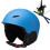 Ski helmet  Hard hat, adjustable, snowboard cap, breathable, multipurpose blue M 1