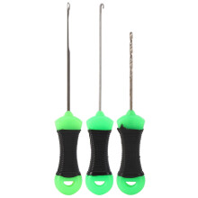 Juego de herramientas multifuncionales para perforar cebos de pesca, aguja de acero inoxidable para cebos de pesca para una fácil penetración del