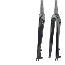 Suspension Fork Glossy/Matt Carbon Fibre Bicycle Fork Cone Cycling Fork Mountain Bike Fork Bicycle MTB Parts Disc Brake Bicycle Fork 26piece mat