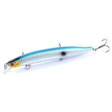 Luya Bait 10 Color Mino Suspended Far Fish Bait 13.9cm/19.7g Biomimetic Bait Crossborder Catfish Pike Fish Fake Bait Hard Bait (Size : 7)
