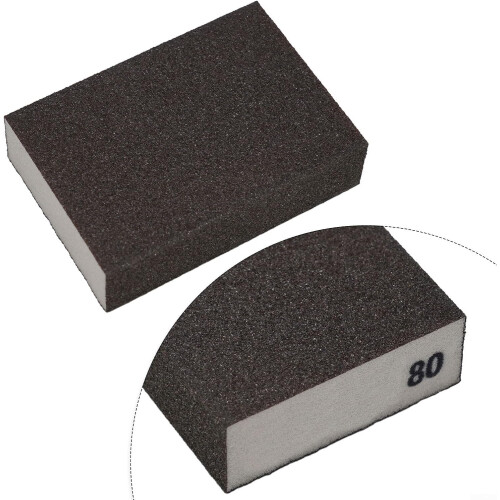 Sponge sanding blocks with 7 different grits for use in DIY and craft projects (80) 2