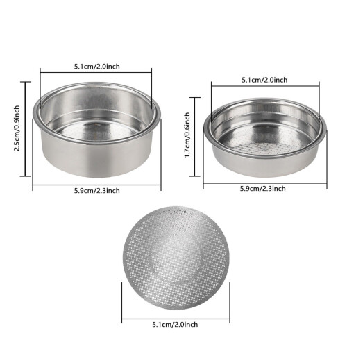 Coffee Filter Meshs Convenient Powder Cup Espresso Machine Part 2