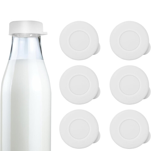 Lot de 6 bouchons en silicone de qualité alimentaire pour 2