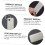 Small Sharpening Stone Sharpener for Fishing Hooks Knife Sharpener Diamond Silver 5